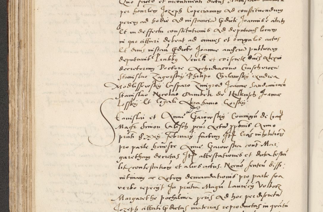 Zdjęcie nr 162 dla obiektu archiwalnego: Acta actorum causarum, sentenciarum et obligacionum coram reverendo patre domino Paulo Crassowsky Warssoviensi et Omnium Sanctorum preposito, canonico et officiali generali Cracoviensi ad annum Domini millesimum quingentesimum quadraresimum quatrum, cuius indicio est secunda pontificatus sanctissimi in Christo patris et domini nostri domini Pauli divina providencia pape tercii anno ipsius decimo, a die ac mense infrascriptis feliciter continuantur