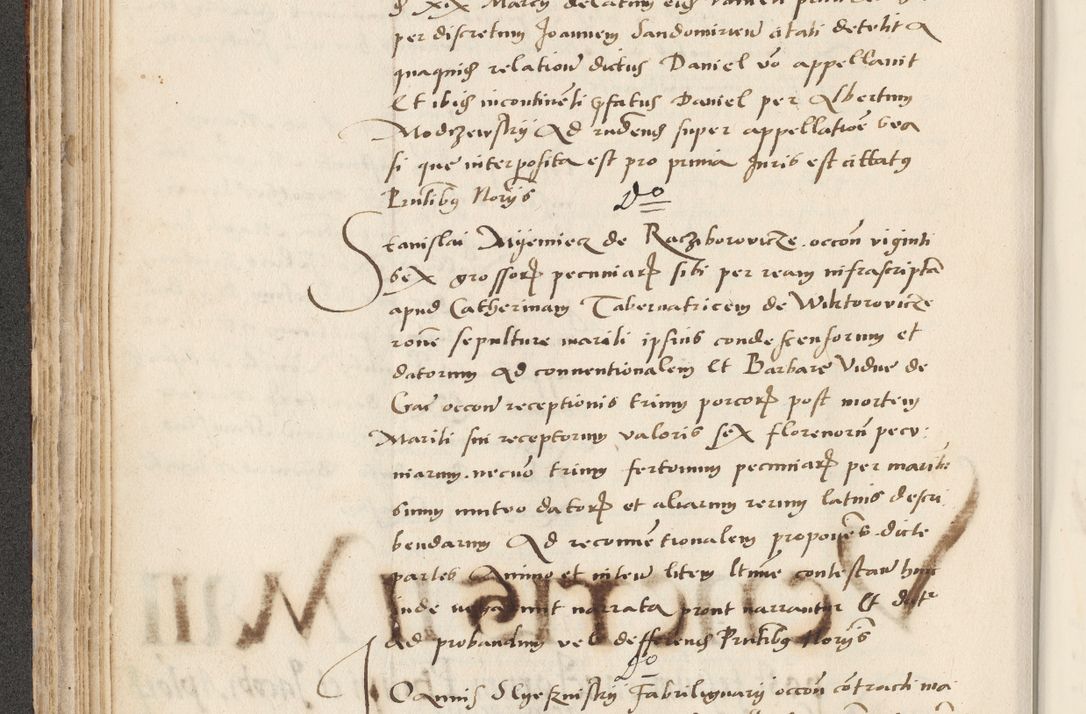 Zdjęcie nr 158 dla obiektu archiwalnego: Acta actorum causarum, sentenciarum et obligacionum coram reverendo patre domino Paulo Crassowsky Warssoviensi et Omnium Sanctorum preposito, canonico et officiali generali Cracoviensi ad annum Domini millesimum quingentesimum quadraresimum quatrum, cuius indicio est secunda pontificatus sanctissimi in Christo patris et domini nostri domini Pauli divina providencia pape tercii anno ipsius decimo, a die ac mense infrascriptis feliciter continuantur