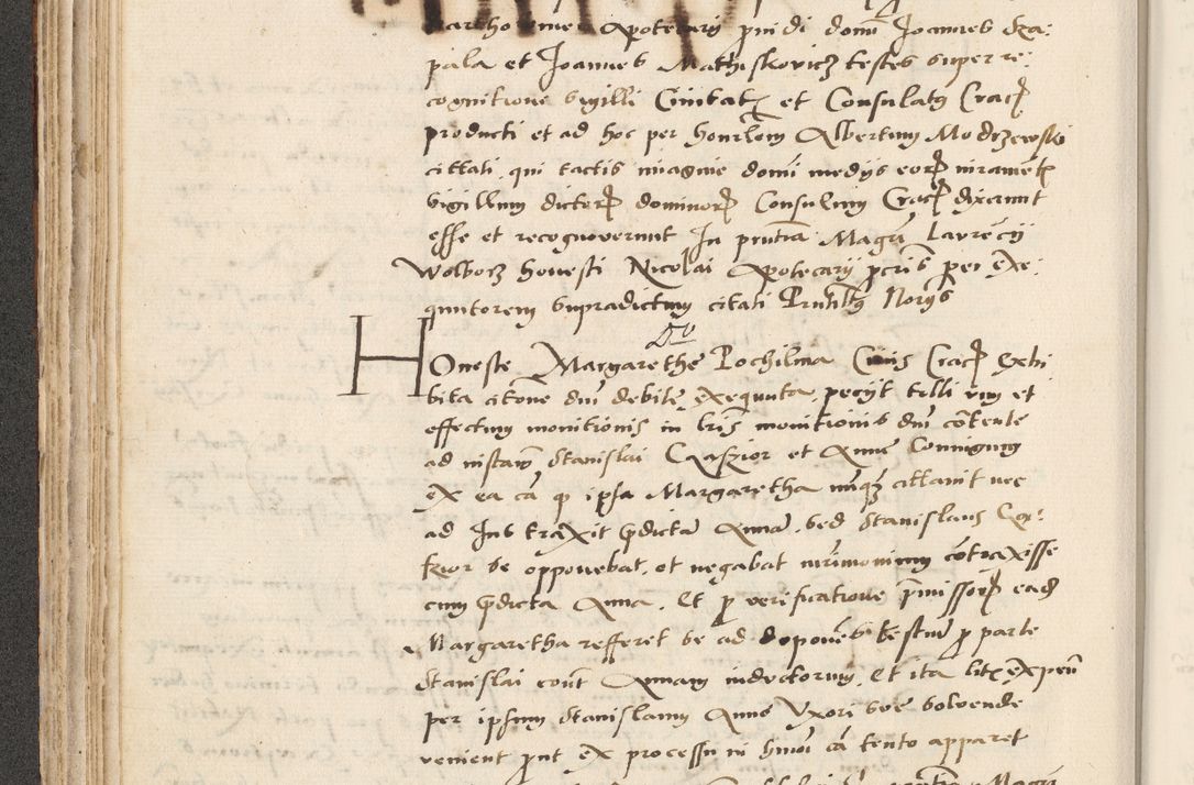 Zdjęcie nr 148 dla obiektu archiwalnego: Acta actorum causarum, sentenciarum et obligacionum coram reverendo patre domino Paulo Crassowsky Warssoviensi et Omnium Sanctorum preposito, canonico et officiali generali Cracoviensi ad annum Domini millesimum quingentesimum quadraresimum quatrum, cuius indicio est secunda pontificatus sanctissimi in Christo patris et domini nostri domini Pauli divina providencia pape tercii anno ipsius decimo, a die ac mense infrascriptis feliciter continuantur