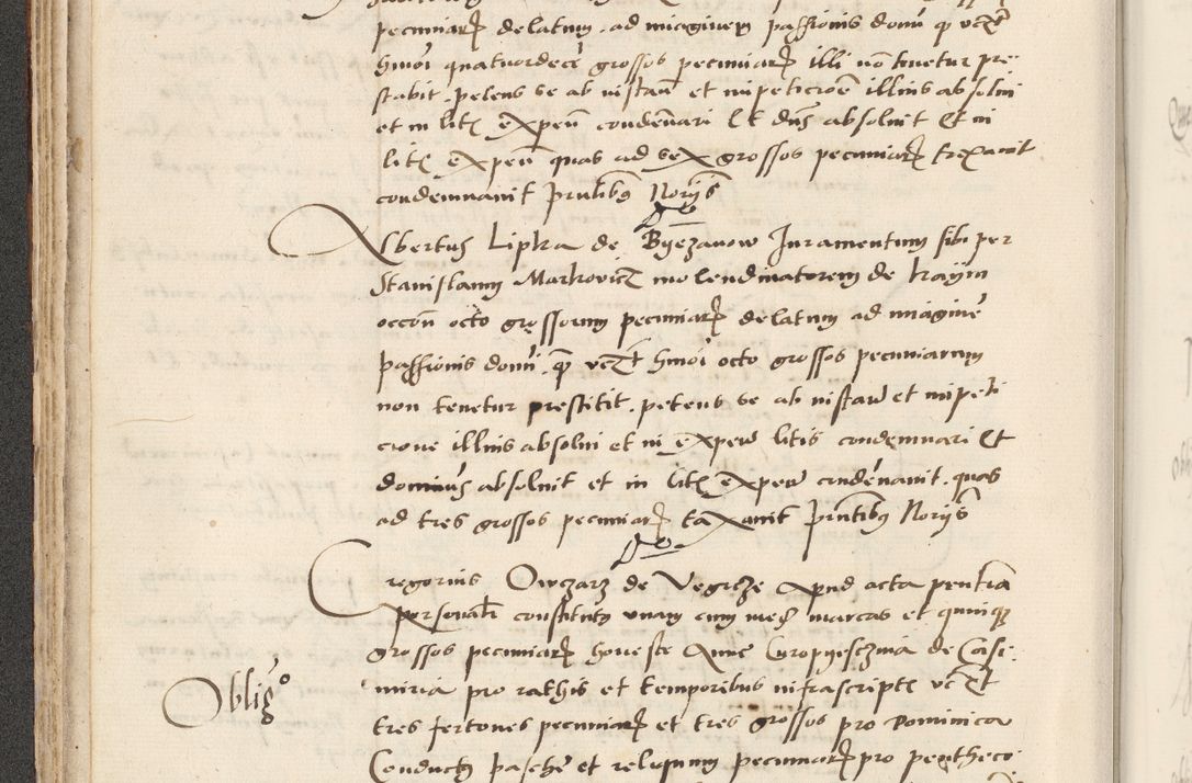 Zdjęcie nr 118 dla obiektu archiwalnego: Acta actorum causarum, sentenciarum et obligacionum coram reverendo patre domino Paulo Crassowsky Warssoviensi et Omnium Sanctorum preposito, canonico et officiali generali Cracoviensi ad annum Domini millesimum quingentesimum quadraresimum quatrum, cuius indicio est secunda pontificatus sanctissimi in Christo patris et domini nostri domini Pauli divina providencia pape tercii anno ipsius decimo, a die ac mense infrascriptis feliciter continuantur