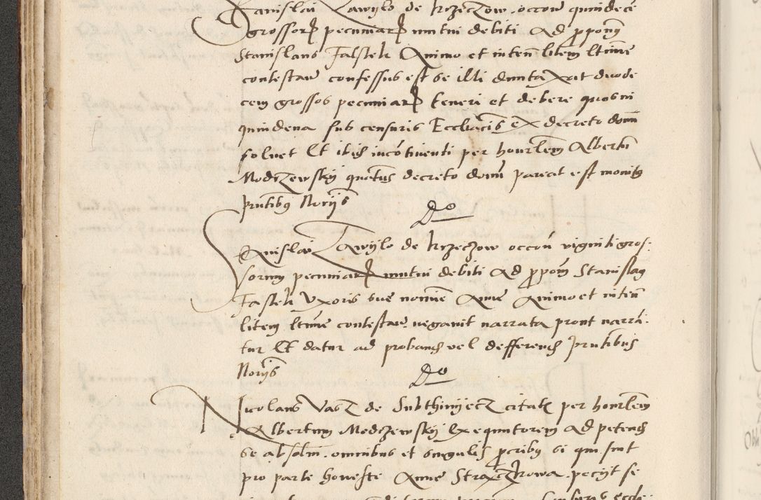 Zdjęcie nr 116 dla obiektu archiwalnego: Acta actorum causarum, sentenciarum et obligacionum coram reverendo patre domino Paulo Crassowsky Warssoviensi et Omnium Sanctorum preposito, canonico et officiali generali Cracoviensi ad annum Domini millesimum quingentesimum quadraresimum quatrum, cuius indicio est secunda pontificatus sanctissimi in Christo patris et domini nostri domini Pauli divina providencia pape tercii anno ipsius decimo, a die ac mense infrascriptis feliciter continuantur