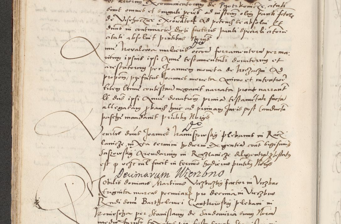 Zdjęcie nr 90 dla obiektu archiwalnego: Acta actorum causarum, sentenciarum et obligacionum coram reverendo patre domino Paulo Crassowsky Warssoviensi et Omnium Sanctorum preposito, canonico et officiali generali Cracoviensi ad annum Domini millesimum quingentesimum quadraresimum quatrum, cuius indicio est secunda pontificatus sanctissimi in Christo patris et domini nostri domini Pauli divina providencia pape tercii anno ipsius decimo, a die ac mense infrascriptis feliciter continuantur