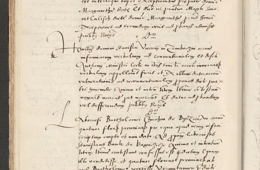 Zdjęcie nr 82 dla obiektu archiwalnego: Acta actorum causarum, sentenciarum et obligacionum coram reverendo patre domino Paulo Crassowsky Warssoviensi et Omnium Sanctorum preposito, canonico et officiali generali Cracoviensi ad annum Domini millesimum quingentesimum quadraresimum quatrum, cuius indicio est secunda pontificatus sanctissimi in Christo patris et domini nostri domini Pauli divina providencia pape tercii anno ipsius decimo, a die ac mense infrascriptis feliciter continuantur