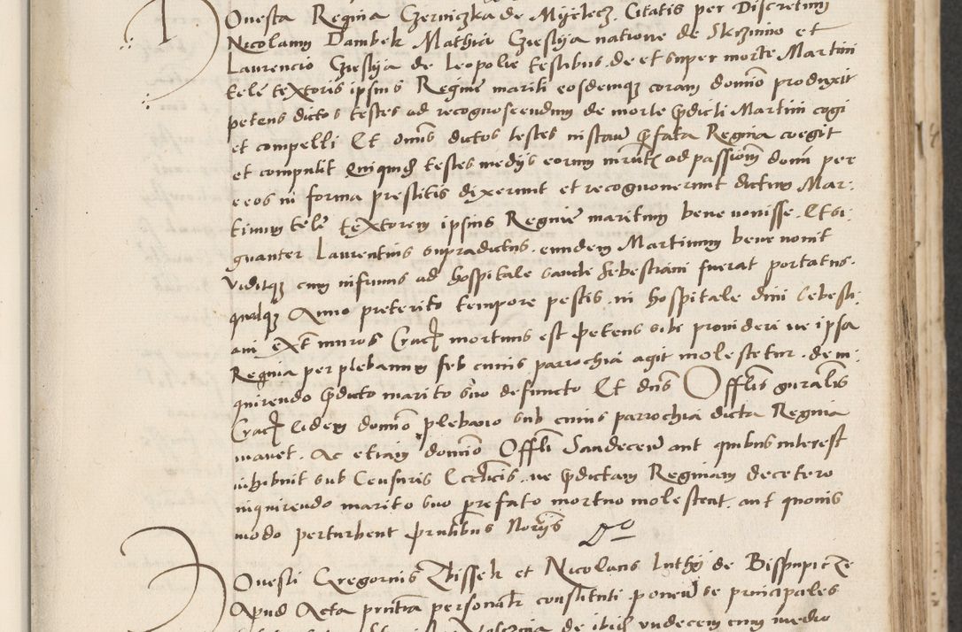 Zdjęcie nr 77 dla obiektu archiwalnego: Acta actorum causarum, sentenciarum et obligacionum coram reverendo patre domino Paulo Crassowsky Warssoviensi et Omnium Sanctorum preposito, canonico et officiali generali Cracoviensi ad annum Domini millesimum quingentesimum quadraresimum quatrum, cuius indicio est secunda pontificatus sanctissimi in Christo patris et domini nostri domini Pauli divina providencia pape tercii anno ipsius decimo, a die ac mense infrascriptis feliciter continuantur