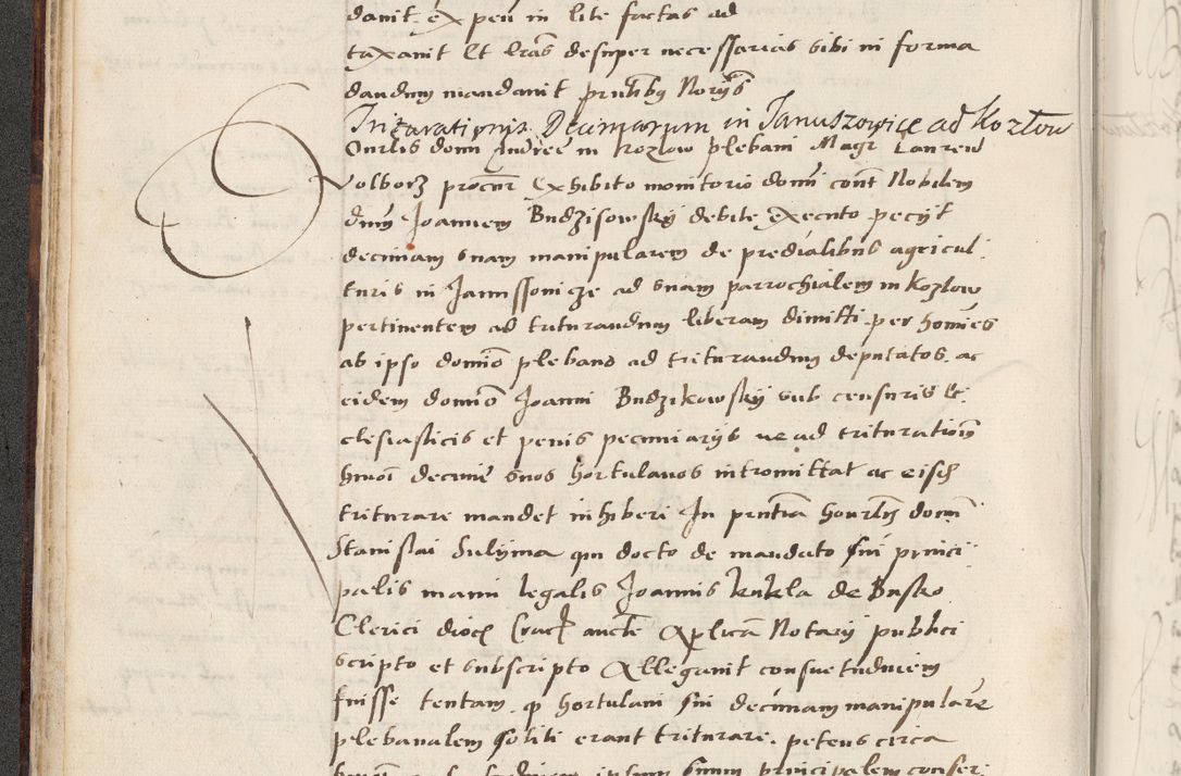 Zdjęcie nr 74 dla obiektu archiwalnego: Acta actorum causarum, sentenciarum et obligacionum coram reverendo patre domino Paulo Crassowsky Warssoviensi et Omnium Sanctorum preposito, canonico et officiali generali Cracoviensi ad annum Domini millesimum quingentesimum quadraresimum quatrum, cuius indicio est secunda pontificatus sanctissimi in Christo patris et domini nostri domini Pauli divina providencia pape tercii anno ipsius decimo, a die ac mense infrascriptis feliciter continuantur