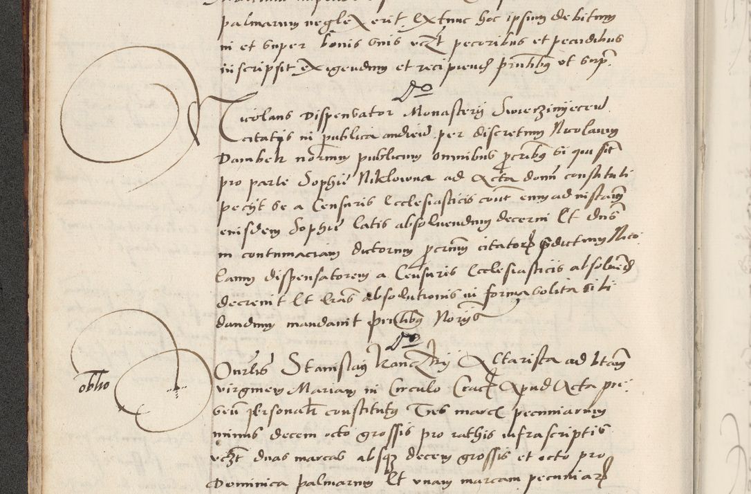 Zdjęcie nr 76 dla obiektu archiwalnego: Acta actorum causarum, sentenciarum et obligacionum coram reverendo patre domino Paulo Crassowsky Warssoviensi et Omnium Sanctorum preposito, canonico et officiali generali Cracoviensi ad annum Domini millesimum quingentesimum quadraresimum quatrum, cuius indicio est secunda pontificatus sanctissimi in Christo patris et domini nostri domini Pauli divina providencia pape tercii anno ipsius decimo, a die ac mense infrascriptis feliciter continuantur