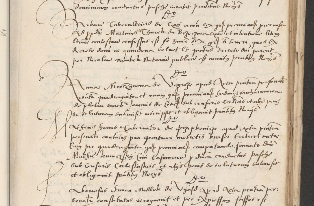 Zdjęcie nr 75 dla obiektu archiwalnego: Acta actorum causarum, sentenciarum et obligacionum coram reverendo patre domino Paulo Crassowsky Warssoviensi et Omnium Sanctorum preposito, canonico et officiali generali Cracoviensi ad annum Domini millesimum quingentesimum quadraresimum quatrum, cuius indicio est secunda pontificatus sanctissimi in Christo patris et domini nostri domini Pauli divina providencia pape tercii anno ipsius decimo, a die ac mense infrascriptis feliciter continuantur