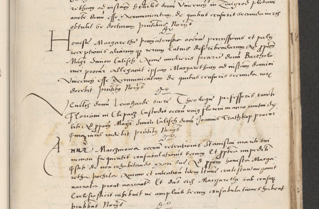 Zdjęcie nr 73 dla obiektu archiwalnego: Acta actorum causarum, sentenciarum et obligacionum coram reverendo patre domino Paulo Crassowsky Warssoviensi et Omnium Sanctorum preposito, canonico et officiali generali Cracoviensi ad annum Domini millesimum quingentesimum quadraresimum quatrum, cuius indicio est secunda pontificatus sanctissimi in Christo patris et domini nostri domini Pauli divina providencia pape tercii anno ipsius decimo, a die ac mense infrascriptis feliciter continuantur