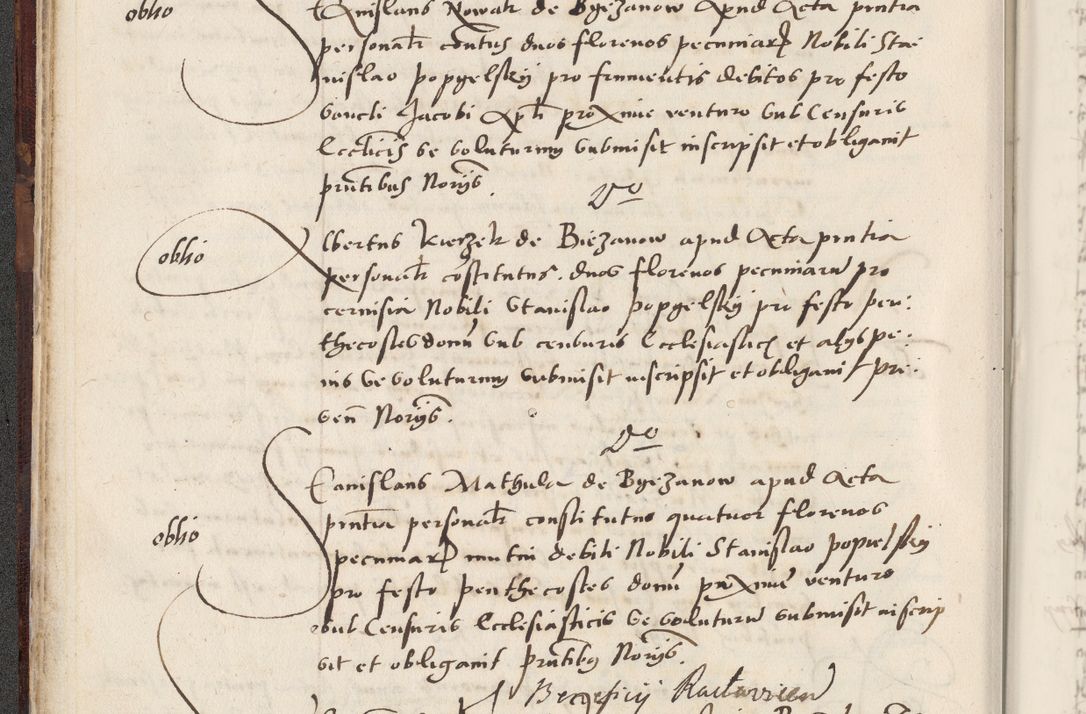 Zdjęcie nr 66 dla obiektu archiwalnego: Acta actorum causarum, sentenciarum et obligacionum coram reverendo patre domino Paulo Crassowsky Warssoviensi et Omnium Sanctorum preposito, canonico et officiali generali Cracoviensi ad annum Domini millesimum quingentesimum quadraresimum quatrum, cuius indicio est secunda pontificatus sanctissimi in Christo patris et domini nostri domini Pauli divina providencia pape tercii anno ipsius decimo, a die ac mense infrascriptis feliciter continuantur