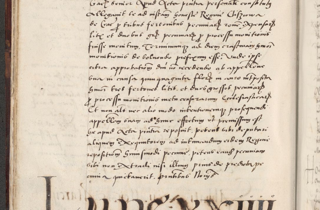 Zdjęcie nr 62 dla obiektu archiwalnego: Acta actorum causarum, sentenciarum et obligacionum coram reverendo patre domino Paulo Crassowsky Warssoviensi et Omnium Sanctorum preposito, canonico et officiali generali Cracoviensi ad annum Domini millesimum quingentesimum quadraresimum quatrum, cuius indicio est secunda pontificatus sanctissimi in Christo patris et domini nostri domini Pauli divina providencia pape tercii anno ipsius decimo, a die ac mense infrascriptis feliciter continuantur