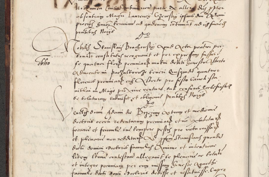 Zdjęcie nr 56 dla obiektu archiwalnego: Acta actorum causarum, sentenciarum et obligacionum coram reverendo patre domino Paulo Crassowsky Warssoviensi et Omnium Sanctorum preposito, canonico et officiali generali Cracoviensi ad annum Domini millesimum quingentesimum quadraresimum quatrum, cuius indicio est secunda pontificatus sanctissimi in Christo patris et domini nostri domini Pauli divina providencia pape tercii anno ipsius decimo, a die ac mense infrascriptis feliciter continuantur