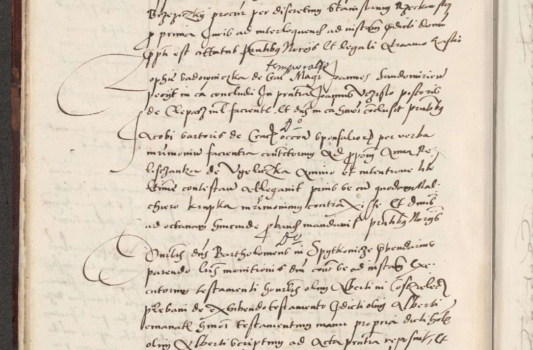 Zdjęcie nr 52 dla obiektu archiwalnego: Acta actorum causarum, sentenciarum et obligacionum coram reverendo patre domino Paulo Crassowsky Warssoviensi et Omnium Sanctorum preposito, canonico et officiali generali Cracoviensi ad annum Domini millesimum quingentesimum quadraresimum quatrum, cuius indicio est secunda pontificatus sanctissimi in Christo patris et domini nostri domini Pauli divina providencia pape tercii anno ipsius decimo, a die ac mense infrascriptis feliciter continuantur