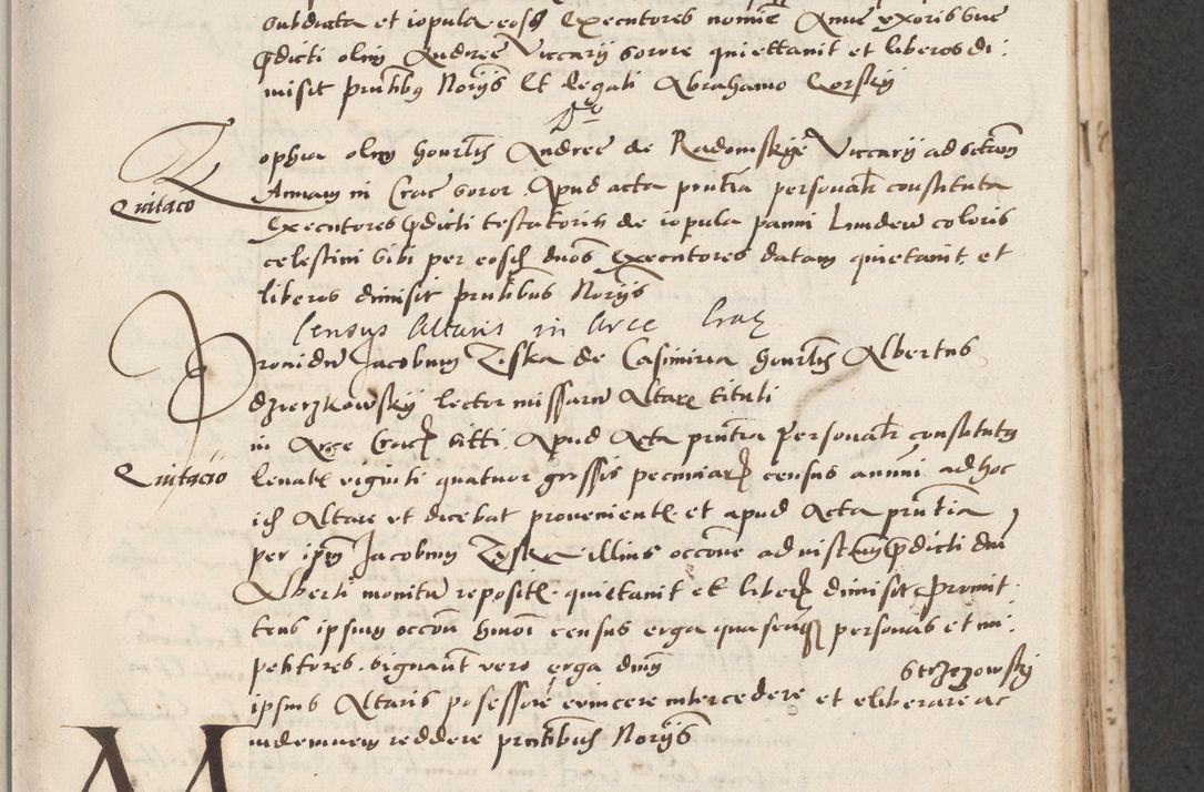 Zdjęcie nr 49 dla obiektu archiwalnego: Acta actorum causarum, sentenciarum et obligacionum coram reverendo patre domino Paulo Crassowsky Warssoviensi et Omnium Sanctorum preposito, canonico et officiali generali Cracoviensi ad annum Domini millesimum quingentesimum quadraresimum quatrum, cuius indicio est secunda pontificatus sanctissimi in Christo patris et domini nostri domini Pauli divina providencia pape tercii anno ipsius decimo, a die ac mense infrascriptis feliciter continuantur