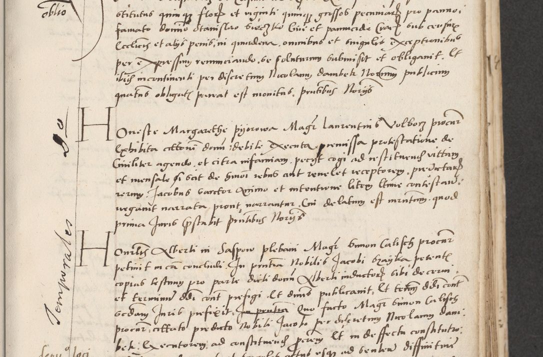 Zdjęcie nr 45 dla obiektu archiwalnego: Acta actorum causarum, sentenciarum et obligacionum coram reverendo patre domino Paulo Crassowsky Warssoviensi et Omnium Sanctorum preposito, canonico et officiali generali Cracoviensi ad annum Domini millesimum quingentesimum quadraresimum quatrum, cuius indicio est secunda pontificatus sanctissimi in Christo patris et domini nostri domini Pauli divina providencia pape tercii anno ipsius decimo, a die ac mense infrascriptis feliciter continuantur