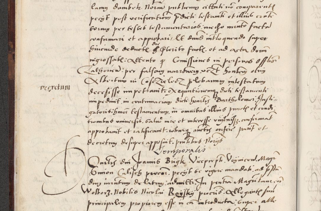 Zdjęcie nr 38 dla obiektu archiwalnego: Acta actorum causarum, sentenciarum et obligacionum coram reverendo patre domino Paulo Crassowsky Warssoviensi et Omnium Sanctorum preposito, canonico et officiali generali Cracoviensi ad annum Domini millesimum quingentesimum quadraresimum quatrum, cuius indicio est secunda pontificatus sanctissimi in Christo patris et domini nostri domini Pauli divina providencia pape tercii anno ipsius decimo, a die ac mense infrascriptis feliciter continuantur