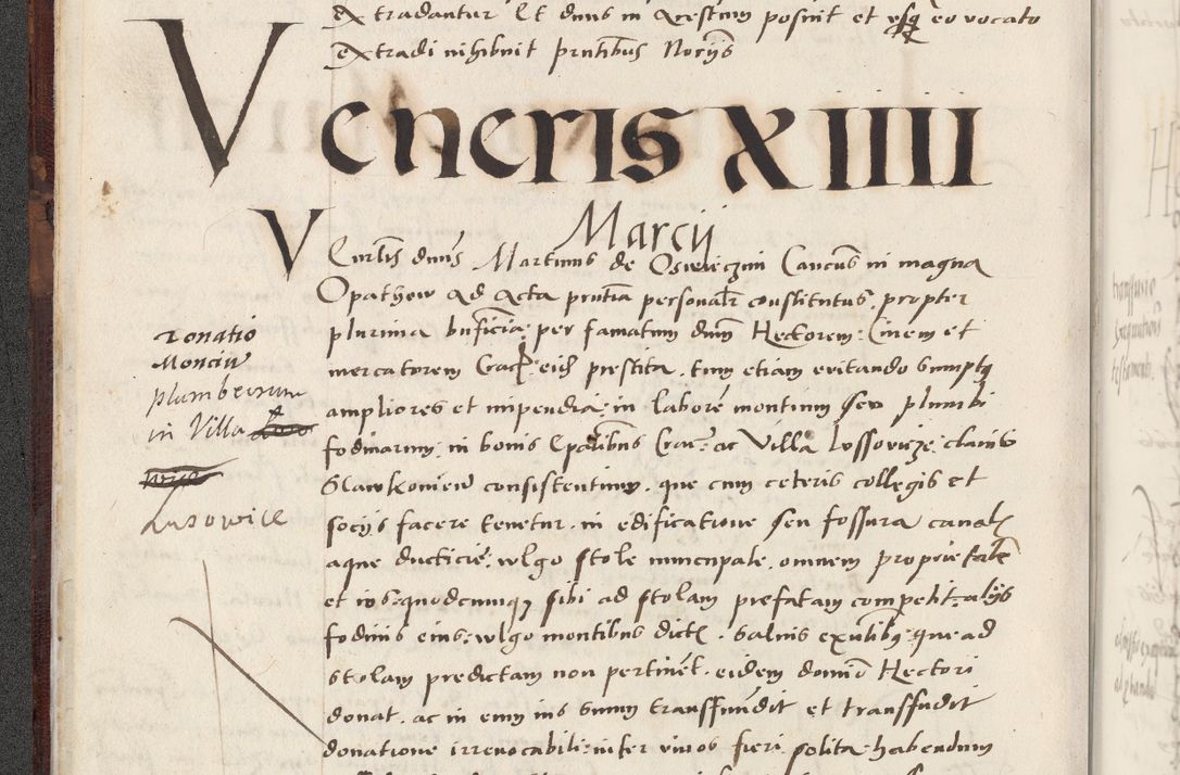 Zdjęcie nr 36 dla obiektu archiwalnego: Acta actorum causarum, sentenciarum et obligacionum coram reverendo patre domino Paulo Crassowsky Warssoviensi et Omnium Sanctorum preposito, canonico et officiali generali Cracoviensi ad annum Domini millesimum quingentesimum quadraresimum quatrum, cuius indicio est secunda pontificatus sanctissimi in Christo patris et domini nostri domini Pauli divina providencia pape tercii anno ipsius decimo, a die ac mense infrascriptis feliciter continuantur