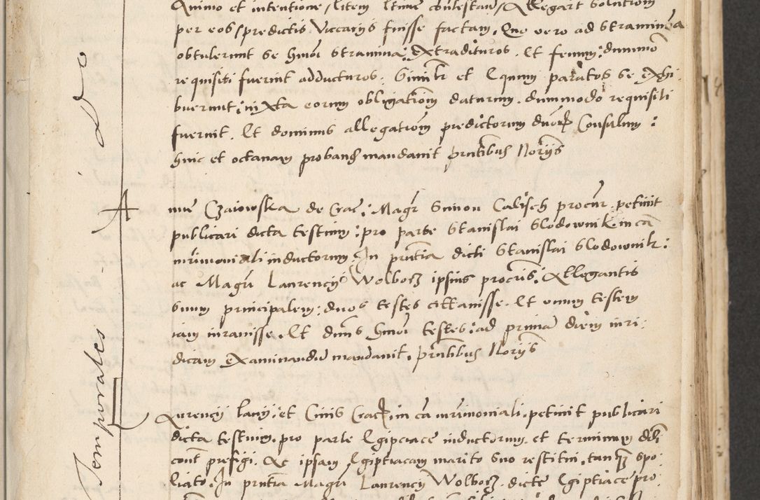 Zdjęcie nr 15 dla obiektu archiwalnego: Acta actorum causarum, sentenciarum et obligacionum coram reverendo patre domino Paulo Crassowsky Warssoviensi et Omnium Sanctorum preposito, canonico et officiali generali Cracoviensi ad annum Domini millesimum quingentesimum quadraresimum quatrum, cuius indicio est secunda pontificatus sanctissimi in Christo patris et domini nostri domini Pauli divina providencia pape tercii anno ipsius decimo, a die ac mense infrascriptis feliciter continuantur