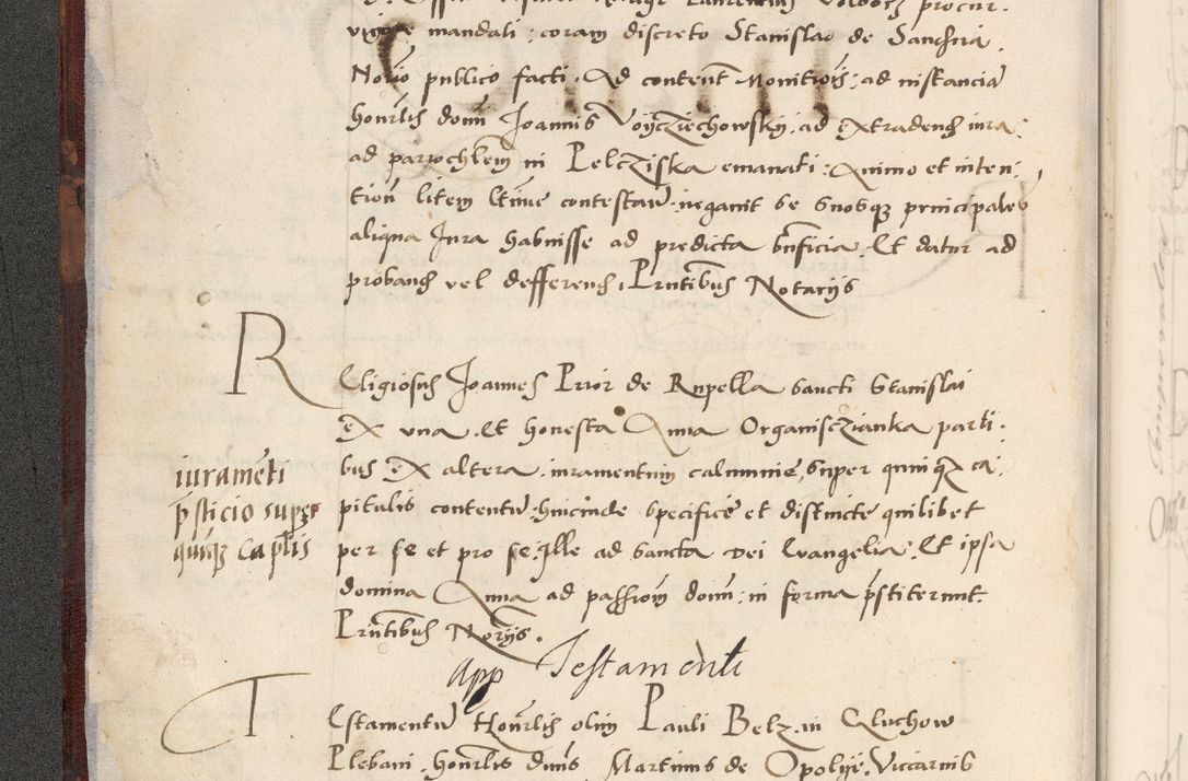 Zdjęcie nr 8 dla obiektu archiwalnego: Acta actorum causarum, sentenciarum et obligacionum coram reverendo patre domino Paulo Crassowsky Warssoviensi et Omnium Sanctorum preposito, canonico et officiali generali Cracoviensi ad annum Domini millesimum quingentesimum quadraresimum quatrum, cuius indicio est secunda pontificatus sanctissimi in Christo patris et domini nostri domini Pauli divina providencia pape tercii anno ipsius decimo, a die ac mense infrascriptis feliciter continuantur
