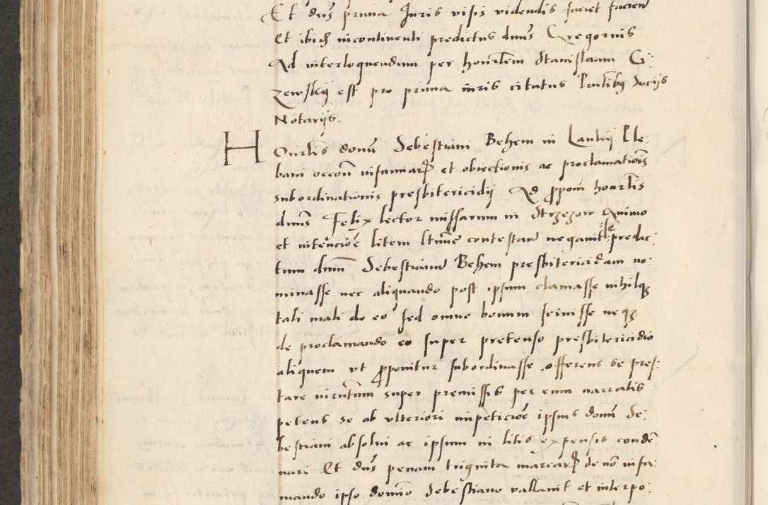 Zdjęcie nr 384 dla obiektu archiwalnego: Acta actorum causarum, sentenciarum et obligacionum coram reverendo patre domino Paulo Crassowsky Warssoviensi et Omnium Sanctorum preposito, canonico et officiali generali Cracoviensi ad annum Domini millesimum quingentesimum quadraresimum quatrum, cuius indicio est secunda pontificatus sanctissimi in Christo patris et domini nostri domini Pauli divina providencia pape tercii anno ipsius decimo, a die ac mense infrascriptis feliciter continuantur
