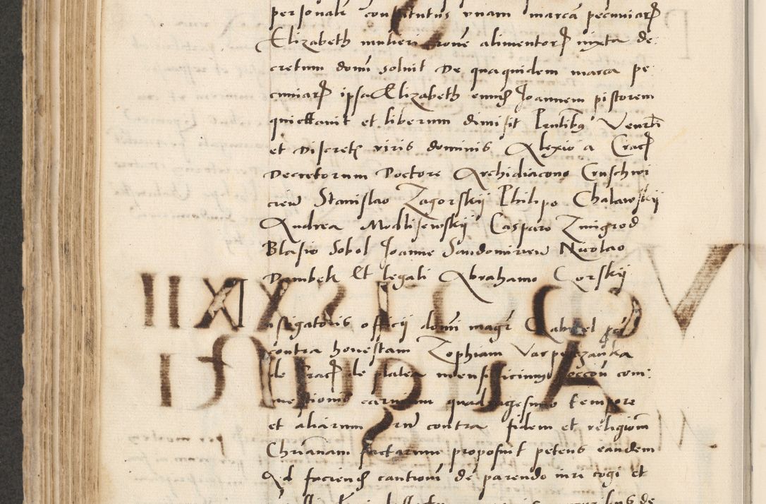 Zdjęcie nr 380 dla obiektu archiwalnego: Acta actorum causarum, sentenciarum et obligacionum coram reverendo patre domino Paulo Crassowsky Warssoviensi et Omnium Sanctorum preposito, canonico et officiali generali Cracoviensi ad annum Domini millesimum quingentesimum quadraresimum quatrum, cuius indicio est secunda pontificatus sanctissimi in Christo patris et domini nostri domini Pauli divina providencia pape tercii anno ipsius decimo, a die ac mense infrascriptis feliciter continuantur