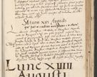 Zdjęcie nr 377 dla obiektu archiwalnego: Acta actorum causarum, sentenciarum et obligacionum coram reverendo patre domino Paulo Crassowsky Warssoviensi et Omnium Sanctorum preposito, canonico et officiali generali Cracoviensi ad annum Domini millesimum quingentesimum quadraresimum quatrum, cuius indicio est secunda pontificatus sanctissimi in Christo patris et domini nostri domini Pauli divina providencia pape tercii anno ipsius decimo, a die ac mense infrascriptis feliciter continuantur