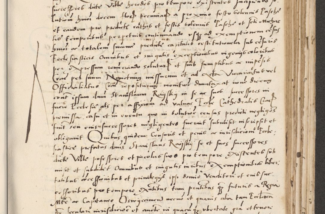 Zdjęcie nr 361 dla obiektu archiwalnego: Acta actorum causarum, sentenciarum et obligacionum coram reverendo patre domino Paulo Crassowsky Warssoviensi et Omnium Sanctorum preposito, canonico et officiali generali Cracoviensi ad annum Domini millesimum quingentesimum quadraresimum quatrum, cuius indicio est secunda pontificatus sanctissimi in Christo patris et domini nostri domini Pauli divina providencia pape tercii anno ipsius decimo, a die ac mense infrascriptis feliciter continuantur