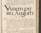 Zdjęcie nr 353 dla obiektu archiwalnego: Acta actorum causarum, sentenciarum et obligacionum coram reverendo patre domino Paulo Crassowsky Warssoviensi et Omnium Sanctorum preposito, canonico et officiali generali Cracoviensi ad annum Domini millesimum quingentesimum quadraresimum quatrum, cuius indicio est secunda pontificatus sanctissimi in Christo patris et domini nostri domini Pauli divina providencia pape tercii anno ipsius decimo, a die ac mense infrascriptis feliciter continuantur