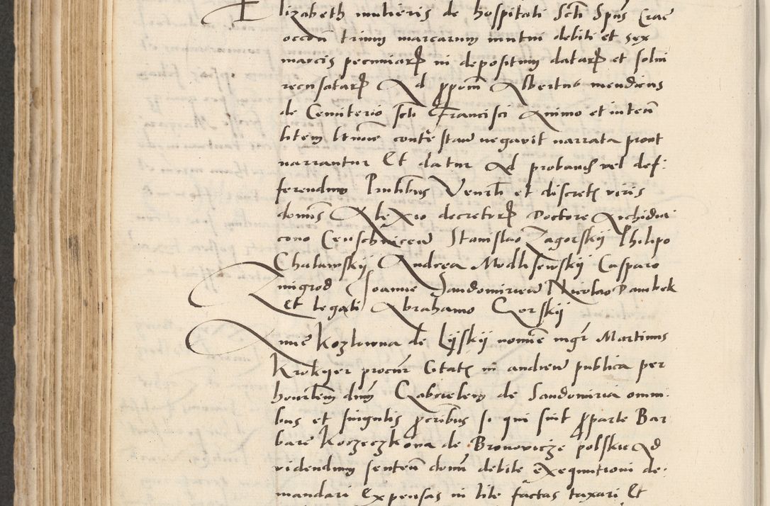 Zdjęcie nr 350 dla obiektu archiwalnego: Acta actorum causarum, sentenciarum et obligacionum coram reverendo patre domino Paulo Crassowsky Warssoviensi et Omnium Sanctorum preposito, canonico et officiali generali Cracoviensi ad annum Domini millesimum quingentesimum quadraresimum quatrum, cuius indicio est secunda pontificatus sanctissimi in Christo patris et domini nostri domini Pauli divina providencia pape tercii anno ipsius decimo, a die ac mense infrascriptis feliciter continuantur