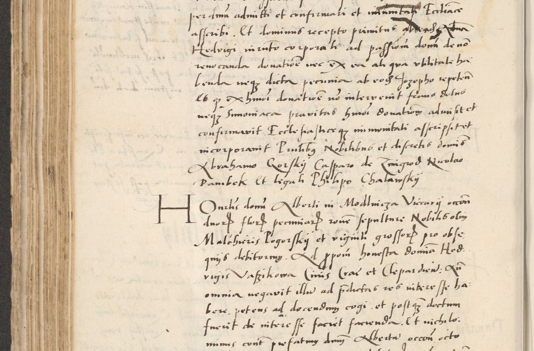 Zdjęcie nr 344 dla obiektu archiwalnego: Acta actorum causarum, sentenciarum et obligacionum coram reverendo patre domino Paulo Crassowsky Warssoviensi et Omnium Sanctorum preposito, canonico et officiali generali Cracoviensi ad annum Domini millesimum quingentesimum quadraresimum quatrum, cuius indicio est secunda pontificatus sanctissimi in Christo patris et domini nostri domini Pauli divina providencia pape tercii anno ipsius decimo, a die ac mense infrascriptis feliciter continuantur