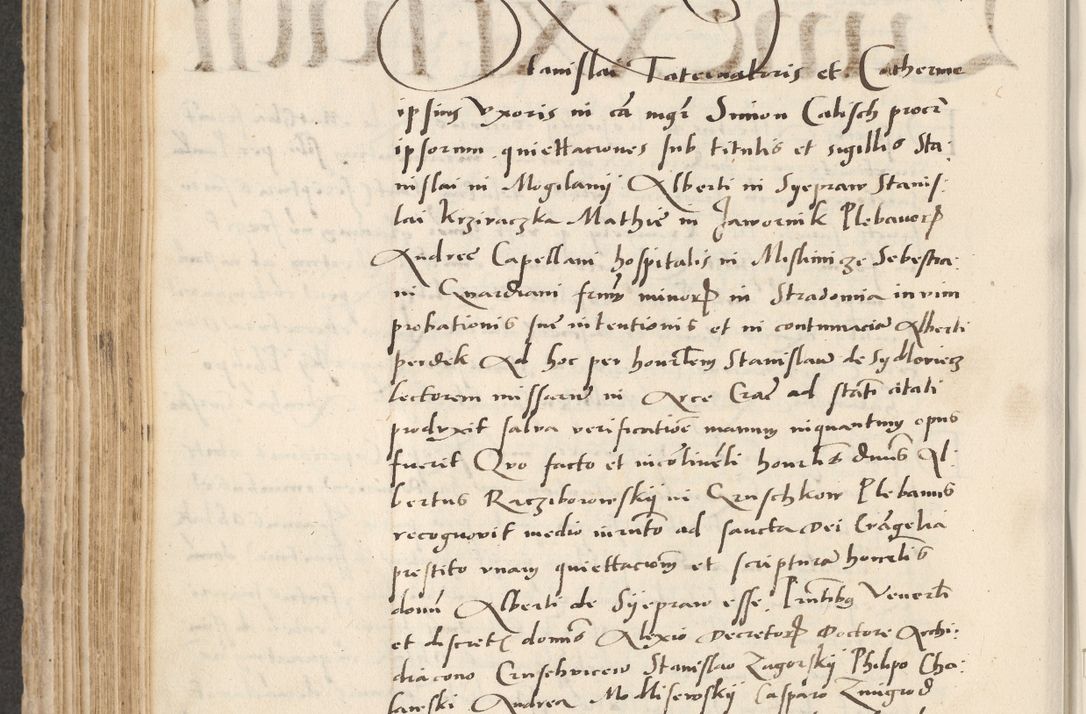 Zdjęcie nr 342 dla obiektu archiwalnego: Acta actorum causarum, sentenciarum et obligacionum coram reverendo patre domino Paulo Crassowsky Warssoviensi et Omnium Sanctorum preposito, canonico et officiali generali Cracoviensi ad annum Domini millesimum quingentesimum quadraresimum quatrum, cuius indicio est secunda pontificatus sanctissimi in Christo patris et domini nostri domini Pauli divina providencia pape tercii anno ipsius decimo, a die ac mense infrascriptis feliciter continuantur