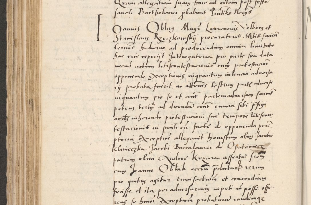Zdjęcie nr 314 dla obiektu archiwalnego: Acta actorum causarum, sentenciarum et obligacionum coram reverendo patre domino Paulo Crassowsky Warssoviensi et Omnium Sanctorum preposito, canonico et officiali generali Cracoviensi ad annum Domini millesimum quingentesimum quadraresimum quatrum, cuius indicio est secunda pontificatus sanctissimi in Christo patris et domini nostri domini Pauli divina providencia pape tercii anno ipsius decimo, a die ac mense infrascriptis feliciter continuantur