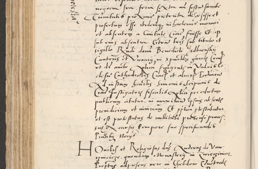 Zdjęcie nr 312 dla obiektu archiwalnego: Acta actorum causarum, sentenciarum et obligacionum coram reverendo patre domino Paulo Crassowsky Warssoviensi et Omnium Sanctorum preposito, canonico et officiali generali Cracoviensi ad annum Domini millesimum quingentesimum quadraresimum quatrum, cuius indicio est secunda pontificatus sanctissimi in Christo patris et domini nostri domini Pauli divina providencia pape tercii anno ipsius decimo, a die ac mense infrascriptis feliciter continuantur