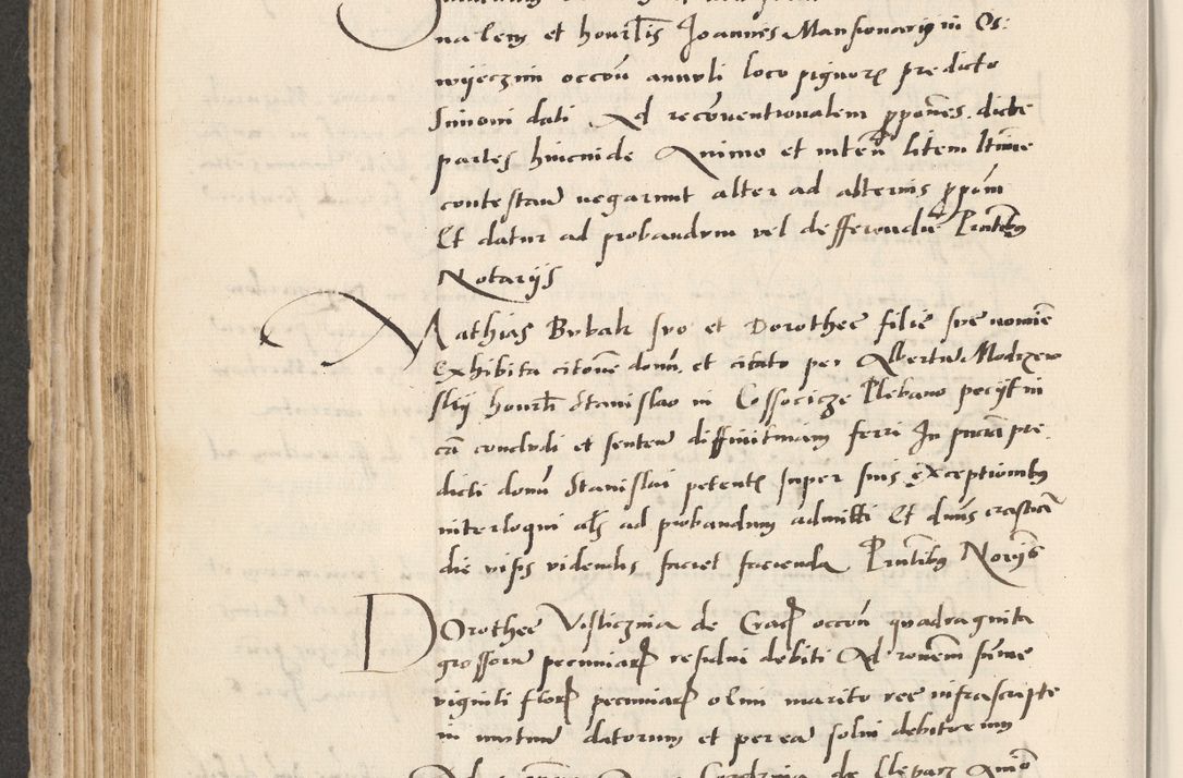 Zdjęcie nr 304 dla obiektu archiwalnego: Acta actorum causarum, sentenciarum et obligacionum coram reverendo patre domino Paulo Crassowsky Warssoviensi et Omnium Sanctorum preposito, canonico et officiali generali Cracoviensi ad annum Domini millesimum quingentesimum quadraresimum quatrum, cuius indicio est secunda pontificatus sanctissimi in Christo patris et domini nostri domini Pauli divina providencia pape tercii anno ipsius decimo, a die ac mense infrascriptis feliciter continuantur
