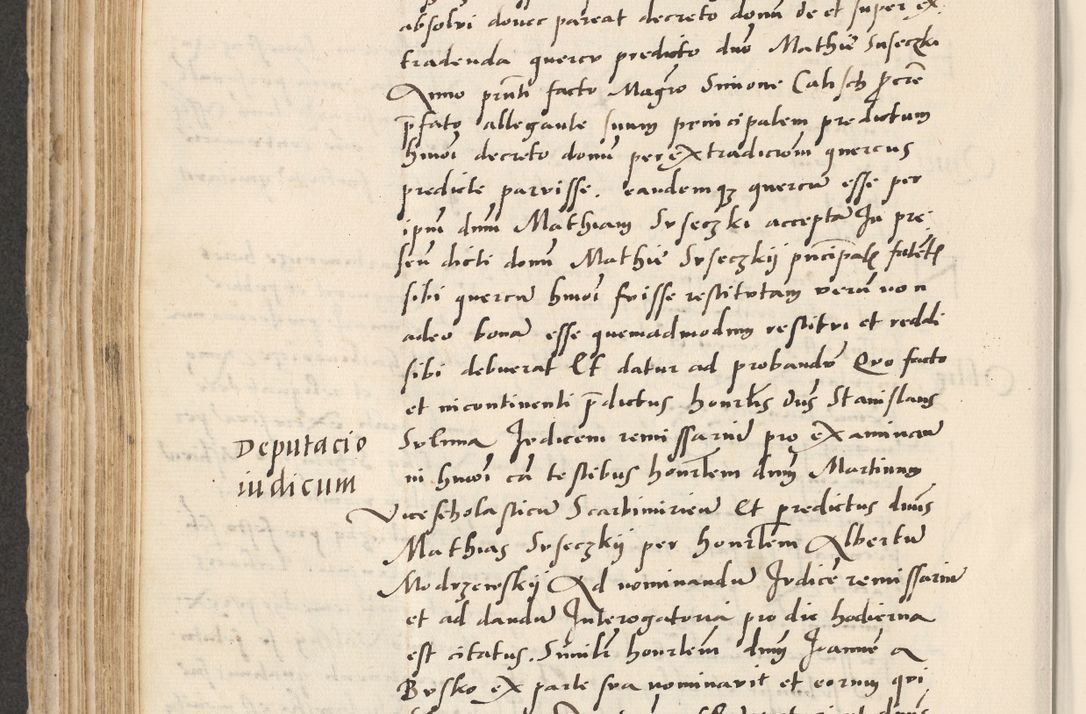Zdjęcie nr 302 dla obiektu archiwalnego: Acta actorum causarum, sentenciarum et obligacionum coram reverendo patre domino Paulo Crassowsky Warssoviensi et Omnium Sanctorum preposito, canonico et officiali generali Cracoviensi ad annum Domini millesimum quingentesimum quadraresimum quatrum, cuius indicio est secunda pontificatus sanctissimi in Christo patris et domini nostri domini Pauli divina providencia pape tercii anno ipsius decimo, a die ac mense infrascriptis feliciter continuantur