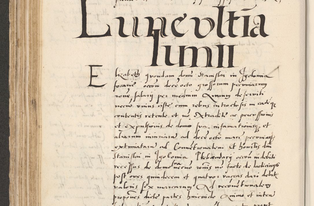 Zdjęcie nr 292 dla obiektu archiwalnego: Acta actorum causarum, sentenciarum et obligacionum coram reverendo patre domino Paulo Crassowsky Warssoviensi et Omnium Sanctorum preposito, canonico et officiali generali Cracoviensi ad annum Domini millesimum quingentesimum quadraresimum quatrum, cuius indicio est secunda pontificatus sanctissimi in Christo patris et domini nostri domini Pauli divina providencia pape tercii anno ipsius decimo, a die ac mense infrascriptis feliciter continuantur