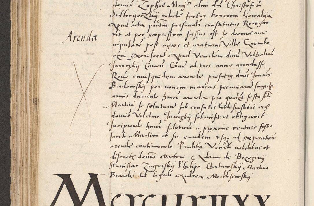 Zdjęcie nr 280 dla obiektu archiwalnego: Acta actorum causarum, sentenciarum et obligacionum coram reverendo patre domino Paulo Crassowsky Warssoviensi et Omnium Sanctorum preposito, canonico et officiali generali Cracoviensi ad annum Domini millesimum quingentesimum quadraresimum quatrum, cuius indicio est secunda pontificatus sanctissimi in Christo patris et domini nostri domini Pauli divina providencia pape tercii anno ipsius decimo, a die ac mense infrascriptis feliciter continuantur