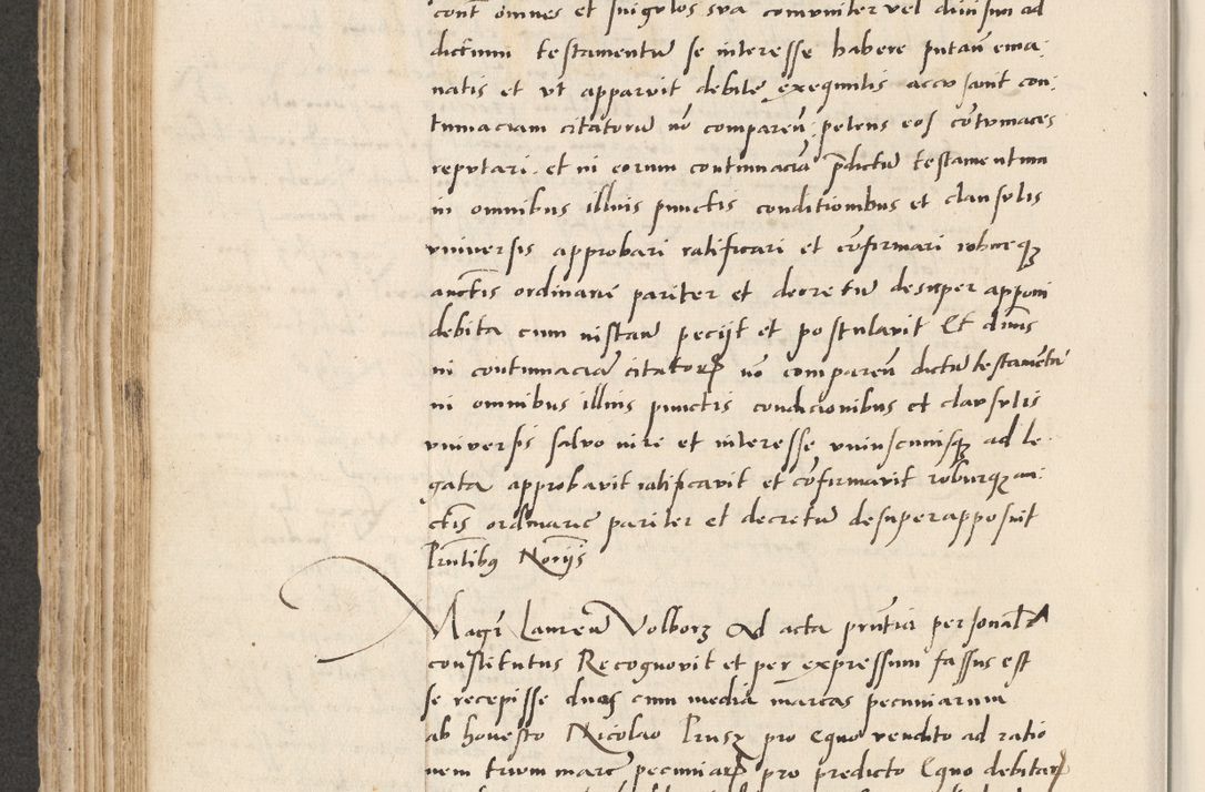 Zdjęcie nr 284 dla obiektu archiwalnego: Acta actorum causarum, sentenciarum et obligacionum coram reverendo patre domino Paulo Crassowsky Warssoviensi et Omnium Sanctorum preposito, canonico et officiali generali Cracoviensi ad annum Domini millesimum quingentesimum quadraresimum quatrum, cuius indicio est secunda pontificatus sanctissimi in Christo patris et domini nostri domini Pauli divina providencia pape tercii anno ipsius decimo, a die ac mense infrascriptis feliciter continuantur
