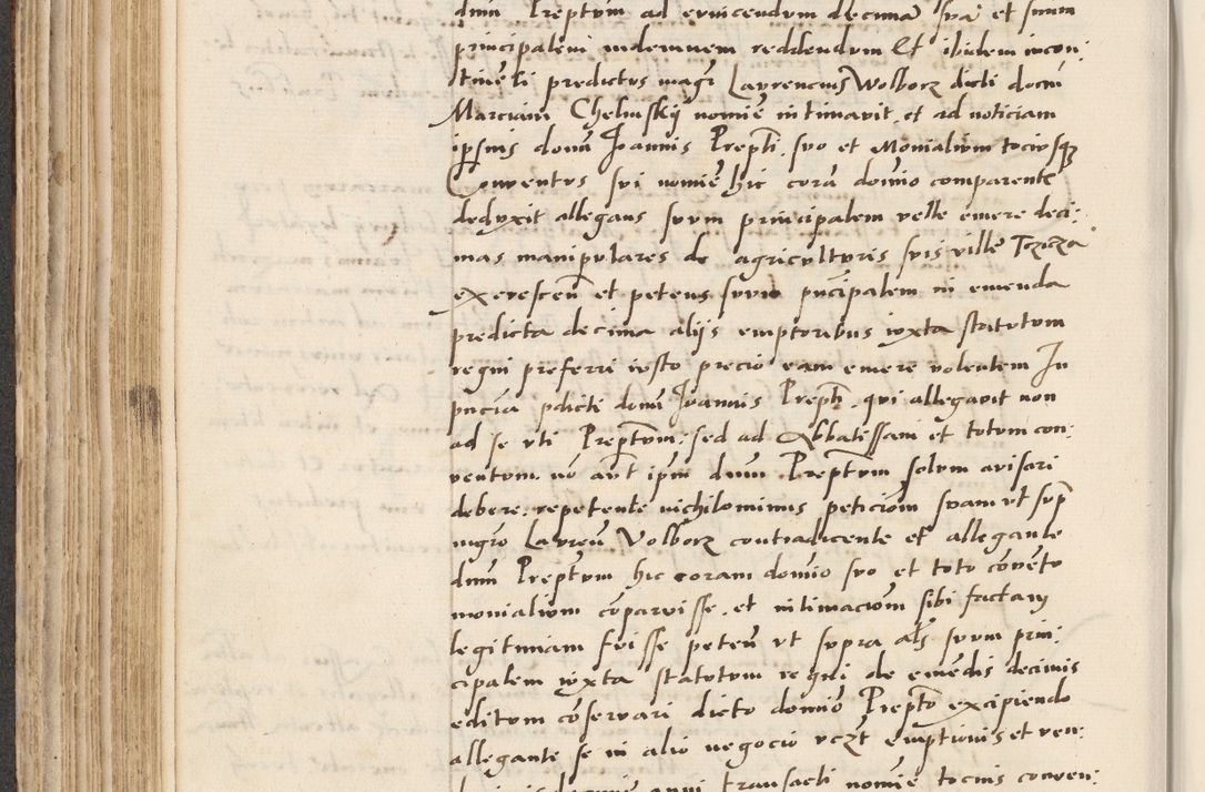 Zdjęcie nr 270 dla obiektu archiwalnego: Acta actorum causarum, sentenciarum et obligacionum coram reverendo patre domino Paulo Crassowsky Warssoviensi et Omnium Sanctorum preposito, canonico et officiali generali Cracoviensi ad annum Domini millesimum quingentesimum quadraresimum quatrum, cuius indicio est secunda pontificatus sanctissimi in Christo patris et domini nostri domini Pauli divina providencia pape tercii anno ipsius decimo, a die ac mense infrascriptis feliciter continuantur