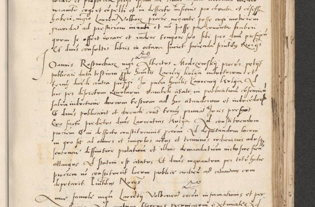 Zdjęcie nr 251 dla obiektu archiwalnego: Acta actorum causarum, sentenciarum et obligacionum coram reverendo patre domino Paulo Crassowsky Warssoviensi et Omnium Sanctorum preposito, canonico et officiali generali Cracoviensi ad annum Domini millesimum quingentesimum quadraresimum quatrum, cuius indicio est secunda pontificatus sanctissimi in Christo patris et domini nostri domini Pauli divina providencia pape tercii anno ipsius decimo, a die ac mense infrascriptis feliciter continuantur