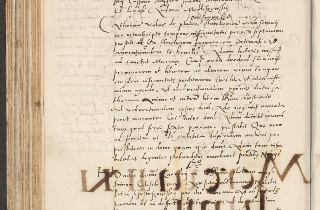 Zdjęcie nr 248 dla obiektu archiwalnego: Acta actorum causarum, sentenciarum et obligacionum coram reverendo patre domino Paulo Crassowsky Warssoviensi et Omnium Sanctorum preposito, canonico et officiali generali Cracoviensi ad annum Domini millesimum quingentesimum quadraresimum quatrum, cuius indicio est secunda pontificatus sanctissimi in Christo patris et domini nostri domini Pauli divina providencia pape tercii anno ipsius decimo, a die ac mense infrascriptis feliciter continuantur