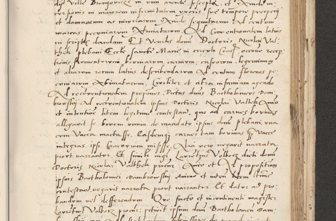 Zdjęcie nr 243 dla obiektu archiwalnego: Acta actorum causarum, sentenciarum et obligacionum coram reverendo patre domino Paulo Crassowsky Warssoviensi et Omnium Sanctorum preposito, canonico et officiali generali Cracoviensi ad annum Domini millesimum quingentesimum quadraresimum quatrum, cuius indicio est secunda pontificatus sanctissimi in Christo patris et domini nostri domini Pauli divina providencia pape tercii anno ipsius decimo, a die ac mense infrascriptis feliciter continuantur