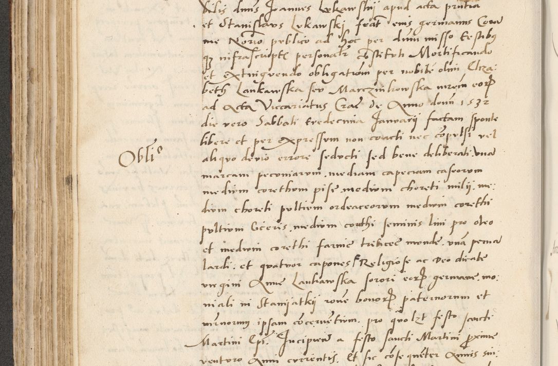 Zdjęcie nr 244 dla obiektu archiwalnego: Acta actorum causarum, sentenciarum et obligacionum coram reverendo patre domino Paulo Crassowsky Warssoviensi et Omnium Sanctorum preposito, canonico et officiali generali Cracoviensi ad annum Domini millesimum quingentesimum quadraresimum quatrum, cuius indicio est secunda pontificatus sanctissimi in Christo patris et domini nostri domini Pauli divina providencia pape tercii anno ipsius decimo, a die ac mense infrascriptis feliciter continuantur