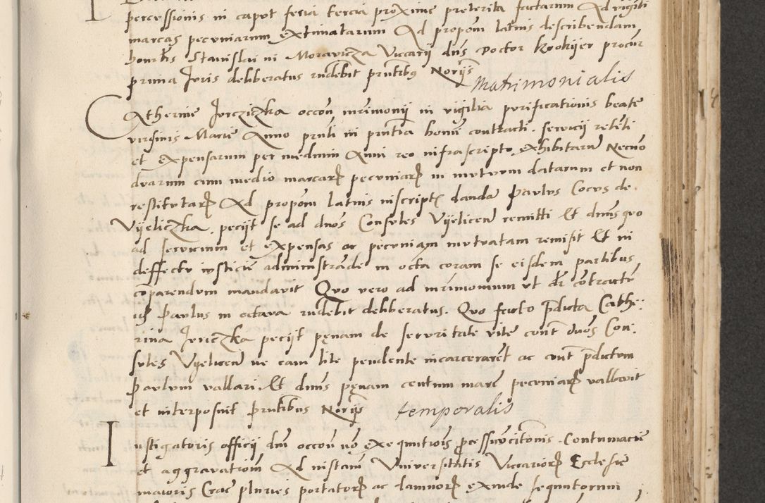 Zdjęcie nr 237 dla obiektu archiwalnego: Acta actorum causarum, sentenciarum et obligacionum coram reverendo patre domino Paulo Crassowsky Warssoviensi et Omnium Sanctorum preposito, canonico et officiali generali Cracoviensi ad annum Domini millesimum quingentesimum quadraresimum quatrum, cuius indicio est secunda pontificatus sanctissimi in Christo patris et domini nostri domini Pauli divina providencia pape tercii anno ipsius decimo, a die ac mense infrascriptis feliciter continuantur