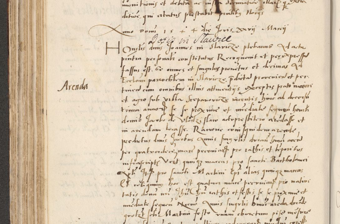 Zdjęcie nr 232 dla obiektu archiwalnego: Acta actorum causarum, sentenciarum et obligacionum coram reverendo patre domino Paulo Crassowsky Warssoviensi et Omnium Sanctorum preposito, canonico et officiali generali Cracoviensi ad annum Domini millesimum quingentesimum quadraresimum quatrum, cuius indicio est secunda pontificatus sanctissimi in Christo patris et domini nostri domini Pauli divina providencia pape tercii anno ipsius decimo, a die ac mense infrascriptis feliciter continuantur