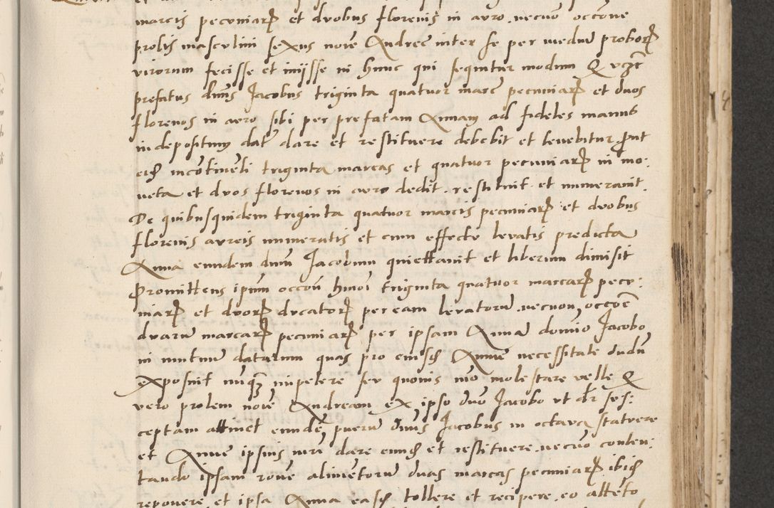 Zdjęcie nr 227 dla obiektu archiwalnego: Acta actorum causarum, sentenciarum et obligacionum coram reverendo patre domino Paulo Crassowsky Warssoviensi et Omnium Sanctorum preposito, canonico et officiali generali Cracoviensi ad annum Domini millesimum quingentesimum quadraresimum quatrum, cuius indicio est secunda pontificatus sanctissimi in Christo patris et domini nostri domini Pauli divina providencia pape tercii anno ipsius decimo, a die ac mense infrascriptis feliciter continuantur