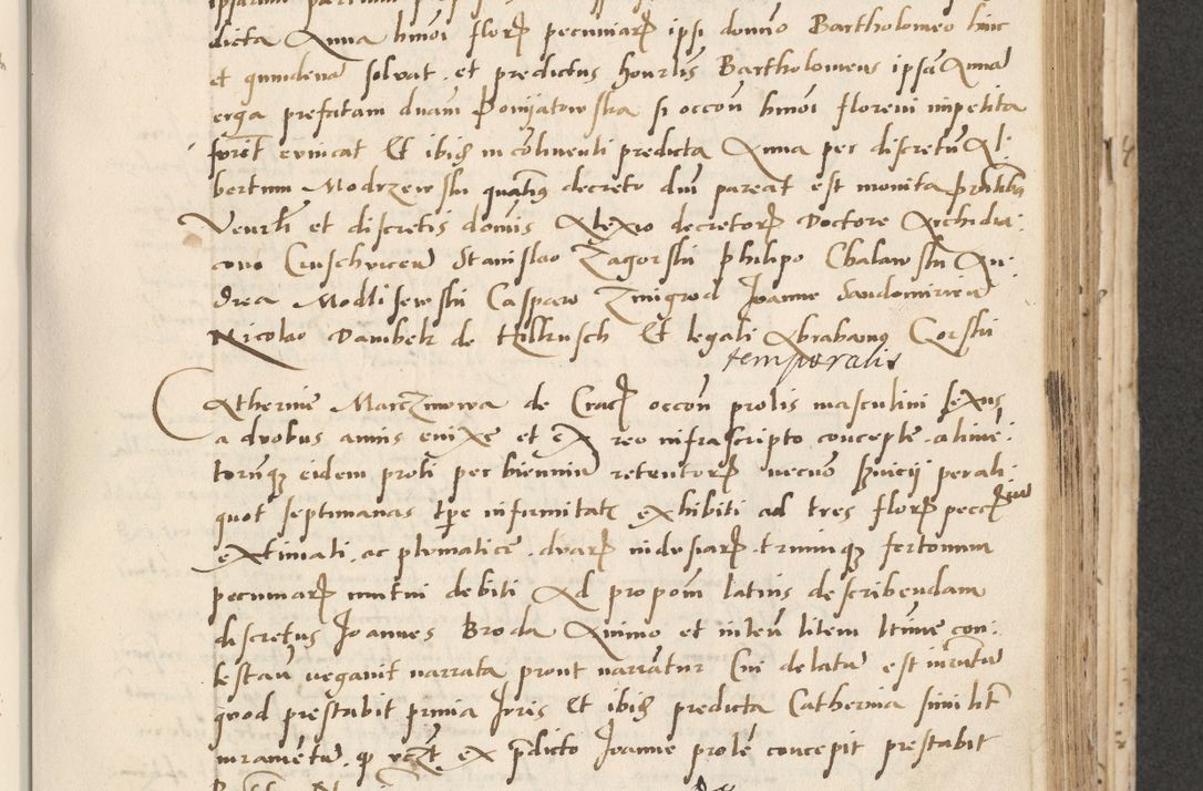 Zdjęcie nr 223 dla obiektu archiwalnego: Acta actorum causarum, sentenciarum et obligacionum coram reverendo patre domino Paulo Crassowsky Warssoviensi et Omnium Sanctorum preposito, canonico et officiali generali Cracoviensi ad annum Domini millesimum quingentesimum quadraresimum quatrum, cuius indicio est secunda pontificatus sanctissimi in Christo patris et domini nostri domini Pauli divina providencia pape tercii anno ipsius decimo, a die ac mense infrascriptis feliciter continuantur