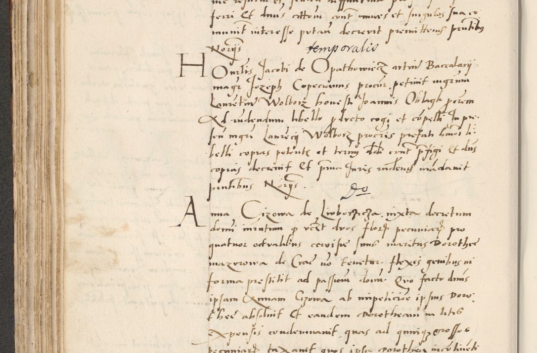 Zdjęcie nr 218 dla obiektu archiwalnego: Acta actorum causarum, sentenciarum et obligacionum coram reverendo patre domino Paulo Crassowsky Warssoviensi et Omnium Sanctorum preposito, canonico et officiali generali Cracoviensi ad annum Domini millesimum quingentesimum quadraresimum quatrum, cuius indicio est secunda pontificatus sanctissimi in Christo patris et domini nostri domini Pauli divina providencia pape tercii anno ipsius decimo, a die ac mense infrascriptis feliciter continuantur