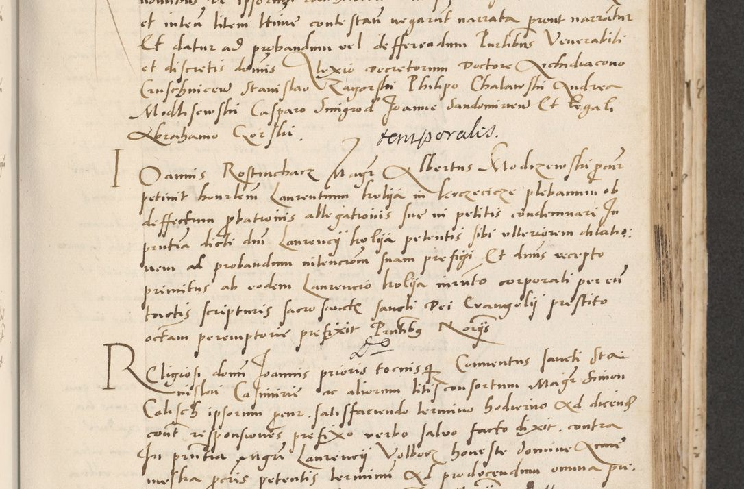 Zdjęcie nr 211 dla obiektu archiwalnego: Acta actorum causarum, sentenciarum et obligacionum coram reverendo patre domino Paulo Crassowsky Warssoviensi et Omnium Sanctorum preposito, canonico et officiali generali Cracoviensi ad annum Domini millesimum quingentesimum quadraresimum quatrum, cuius indicio est secunda pontificatus sanctissimi in Christo patris et domini nostri domini Pauli divina providencia pape tercii anno ipsius decimo, a die ac mense infrascriptis feliciter continuantur