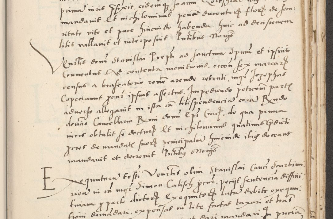 Zdjęcie nr 589 dla obiektu archiwalnego: Acta actorum causarum, sentenciarum et obligacionum coram reverendo patre domino Paulo Crassowsky Warssoviensi et Omnium Sanctorum preposito, canonico et officiali generali Cracoviensi ad annum Domini millesimum quingentesimum quadraresimum quatrum, cuius indicio est secunda pontificatus sanctissimi in Christo patris et domini nostri domini Pauli divina providencia pape tercii anno ipsius decimo, a die ac mense infrascriptis feliciter continuantur