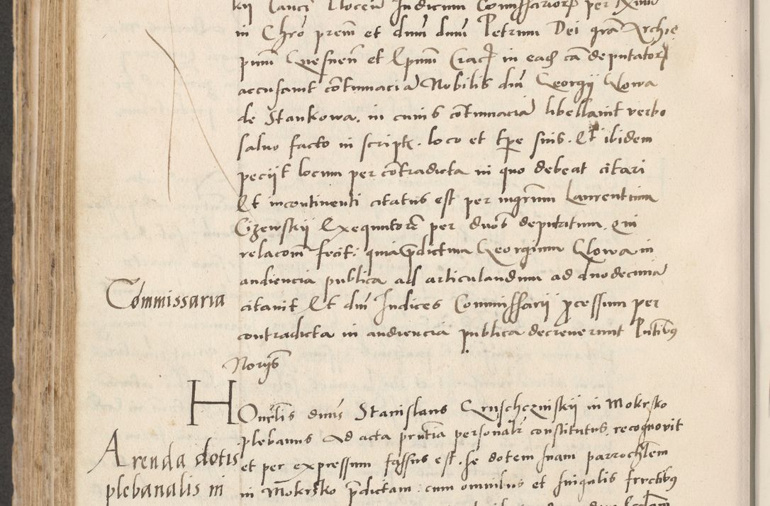 Zdjęcie nr 558 dla obiektu archiwalnego: Acta actorum causarum, sentenciarum et obligacionum coram reverendo patre domino Paulo Crassowsky Warssoviensi et Omnium Sanctorum preposito, canonico et officiali generali Cracoviensi ad annum Domini millesimum quingentesimum quadraresimum quatrum, cuius indicio est secunda pontificatus sanctissimi in Christo patris et domini nostri domini Pauli divina providencia pape tercii anno ipsius decimo, a die ac mense infrascriptis feliciter continuantur